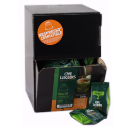 50 Capsules (Compatibles machines Nespresso) de Café Subtil Café Liegeois