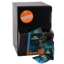 50 Capsules (Compatibles machines Nespresso) de Café Discret Déca Café Liegeois