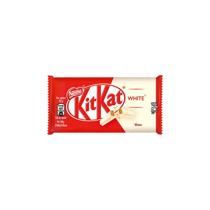 24 Barres Chocolatées de Kit Kat White 24 x 40 G
