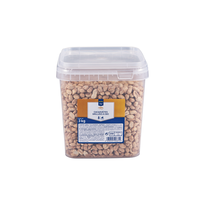 3 Kilos de Cacahuètes Grillées et Salées 3 KG