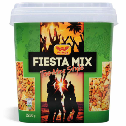 2.250 Kilos de Biscuits Apéritifs Fiesta Mix Tex-Mex Style Wings 2.250 KG