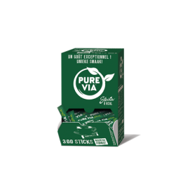 150 Sticks de Stevia Pure Via 150 x 2.5 G