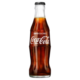 12 Bouteilles en Verre de Coca-Cola Zero 12 x 25 CL