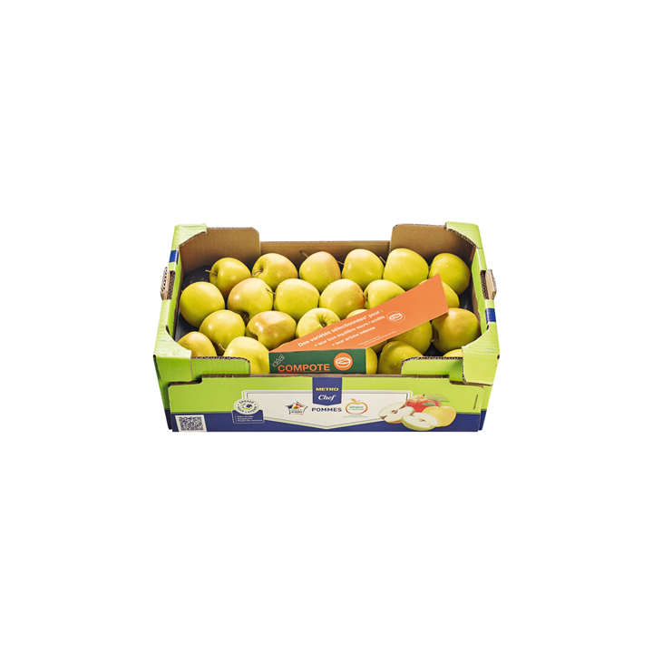 Pomme Golden Calibre 136/180 MC Catégorie 1 - 8 kg France (Vendu au Colis)
