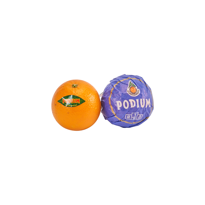 Orange Navel Calibre 4 Podium Catégorie 1 Espagne