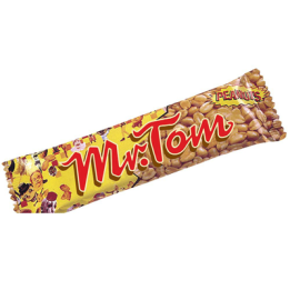 36 Barres de Cacahuètes Enrobées de Caramel Mr. Tom 36 x 40 G