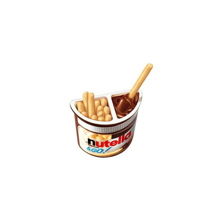 12 Pots de Nutella&Go le Nutella à emporter! 12 x 52 G