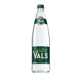 12 Bouteilles en Verre Perdu d'Eau Gazeuse Vals 12 x 75 CL
