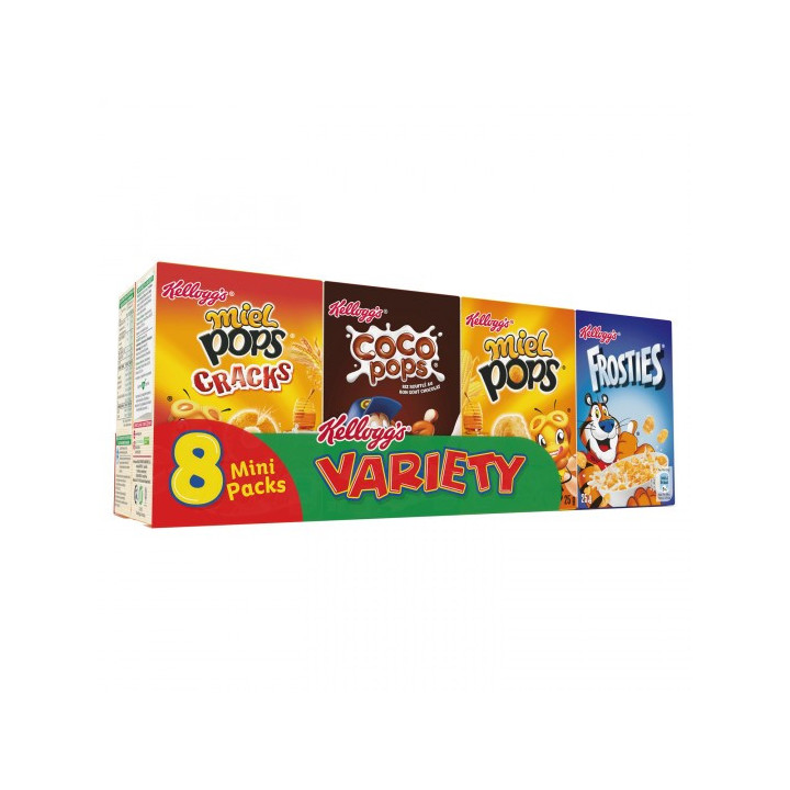 8 Mini Packs de Céréales Variety Kellogg's 215 G
