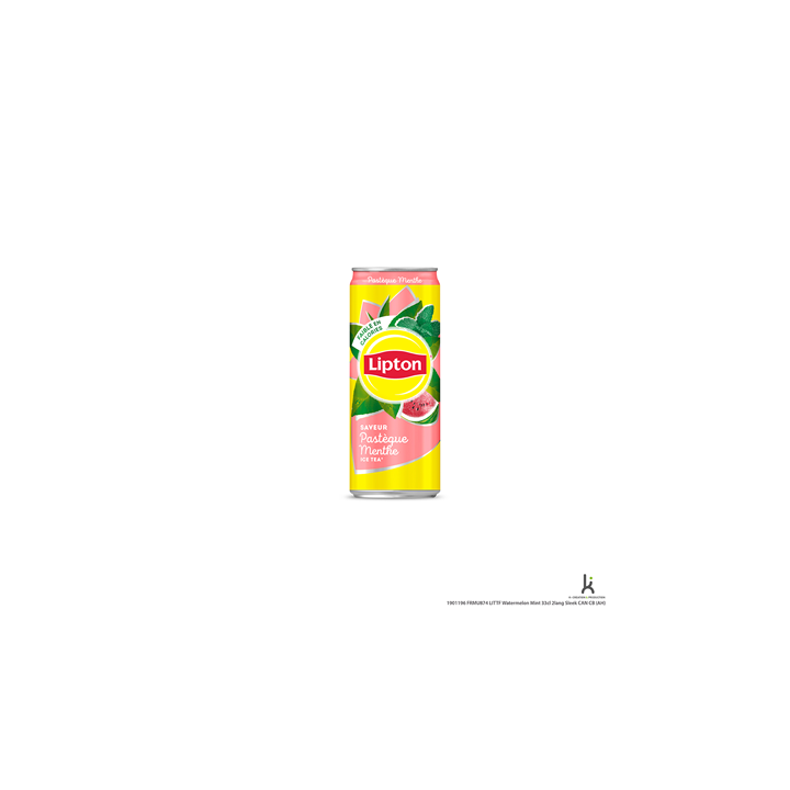 24 Canettes d'Ice Tea Pastèque Menthe 24 x 33 CL
