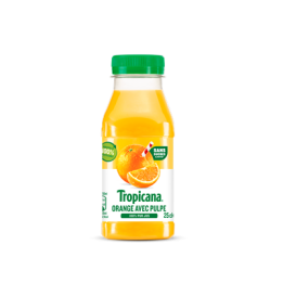 12 Bouteilles de Tropicana Orange avec Pulpe 12 x 25 CL