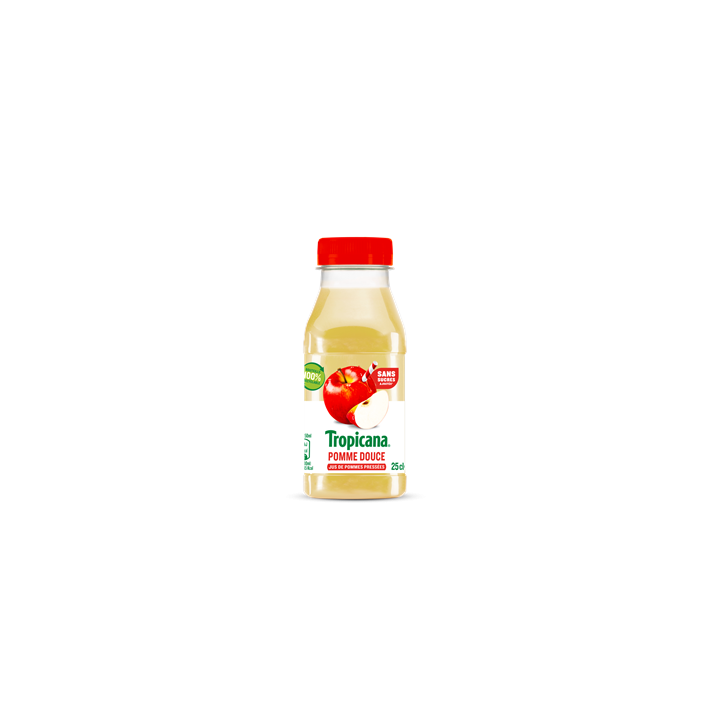 12 Bouteilles de Tropicana Pommes Douces 12 x 25 CL