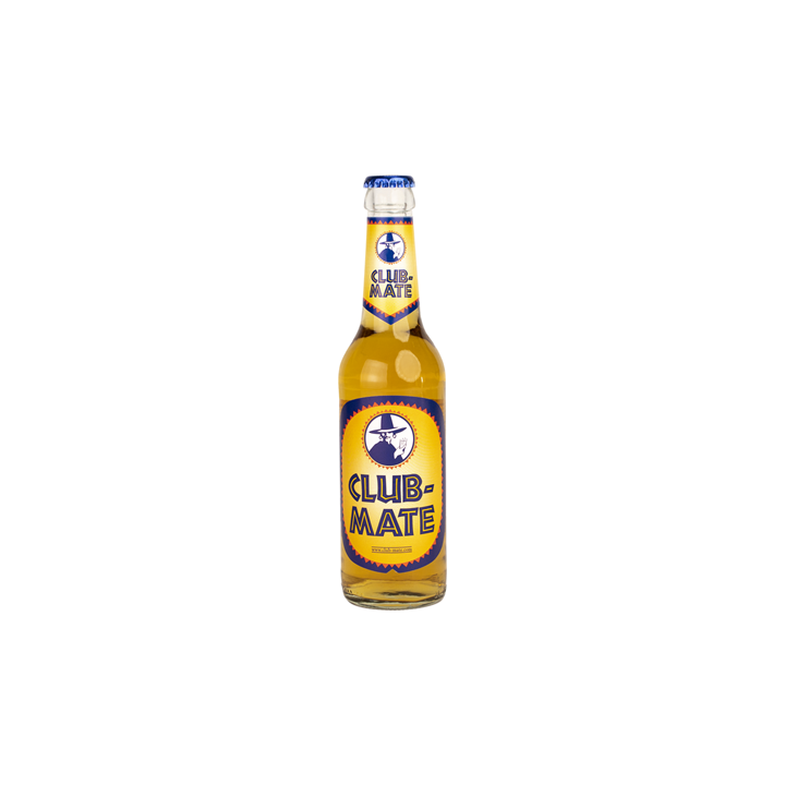 12 Bouteilles en Verre de Boisson naturelle à Base de Yerba Maté Club-Mate 12 x 33 CL