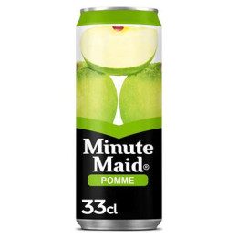 24 Canettes de Minute Maid Pomme 24 x 33 CL