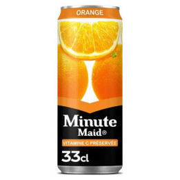 24 Canettes de Minute Maid Orange 24 x 33 CL