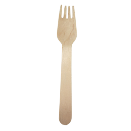 100 Fourchettes en Bois 16 CM