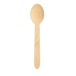 100 Grandes Cuillères en Bois 16 CM