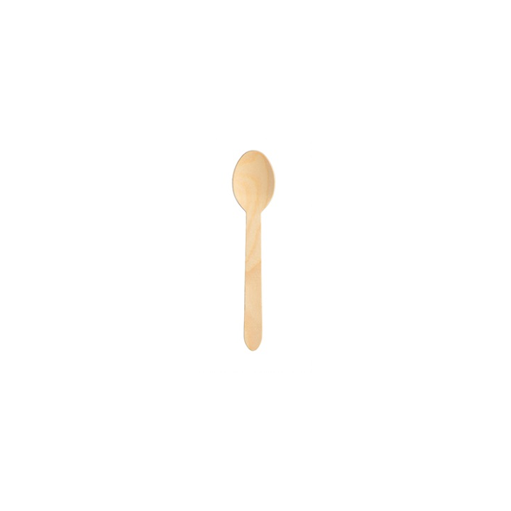 100 Grandes Cuillères en Bois 16 CM