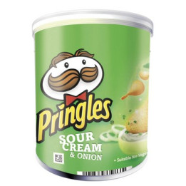 12 Paquets de Mini Pringles Goût Crème et Oignons 12 x 40 G - Vos courses en ligne livrées à domicile avec ClicMarket