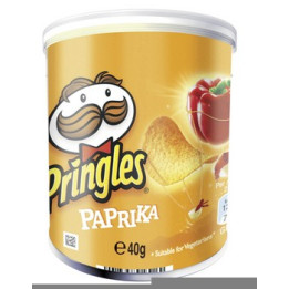 12 Paquets de Mini Pringles Goût Paprika 12 x 40 G - Vos courses en ligne livrées à domicile avec ClicMarket