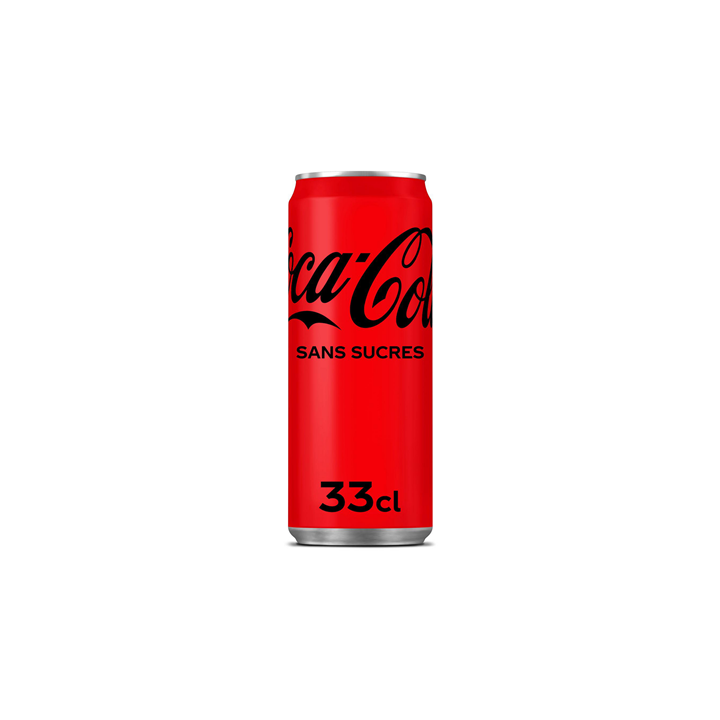24 Canettes de Coca Cola Zero 24 x 33 CL