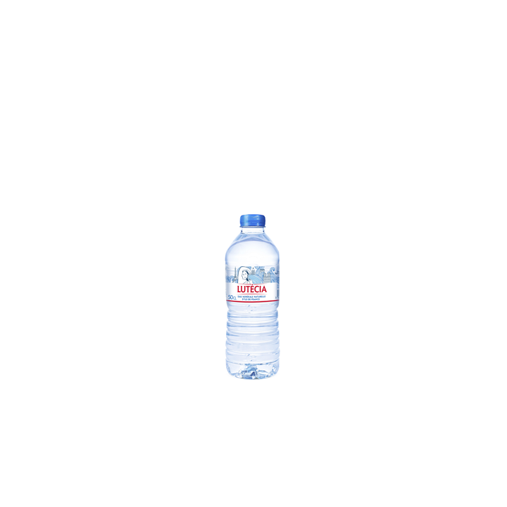 24 Bouteilles d'Eau Minérale Naturelle Île de France Lutécia 24 x 50 CL