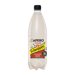 6 Bouteilles de Schweppes Ginger Beer 6 x 1 L - 12 Bouteilles en Verre d'Infusion de Rooibos Bio Chari Tea Red 12 x 33 CL - Gros
