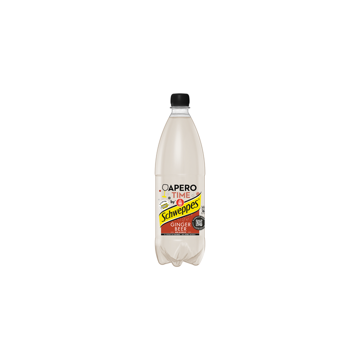 6 Bouteilles de Schweppes Ginger Beer 6 x 1 L - 12 Bouteilles en Verre d'Infusion de Rooibos Bio Chari Tea Red 12 x 33 CL - Gros