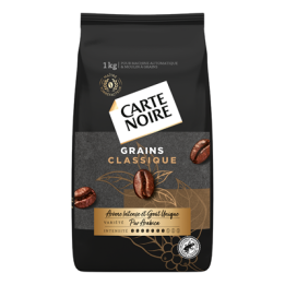 1 Kilo de Café en Grains Arôme intense & Goût unique Pur Arabica Carte Noire -  Grossiste boissons, fournisseur de boissons