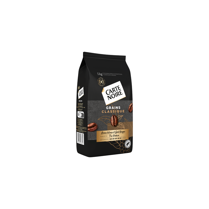 1 Kilo de Café en Grains Arôme intense & Goût unique Pur Arabica Carte Noire -  Grossiste boissons, fournisseur de boissons