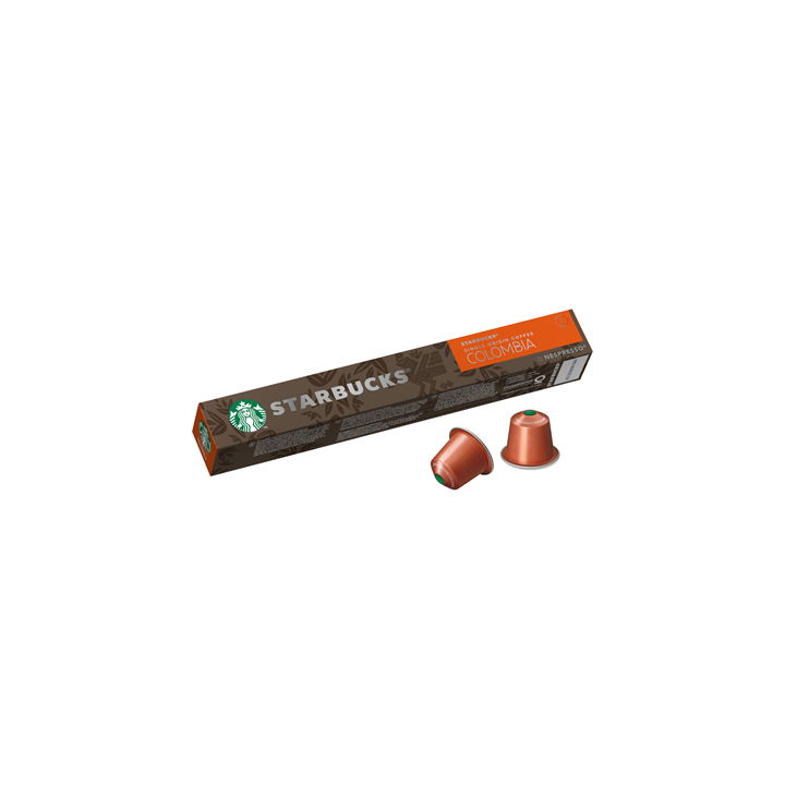 10 Capsules de Cafés Colombia Starbucks by Nespresso - Grossiste boissons, fournisseur de boissons, boissons en gros