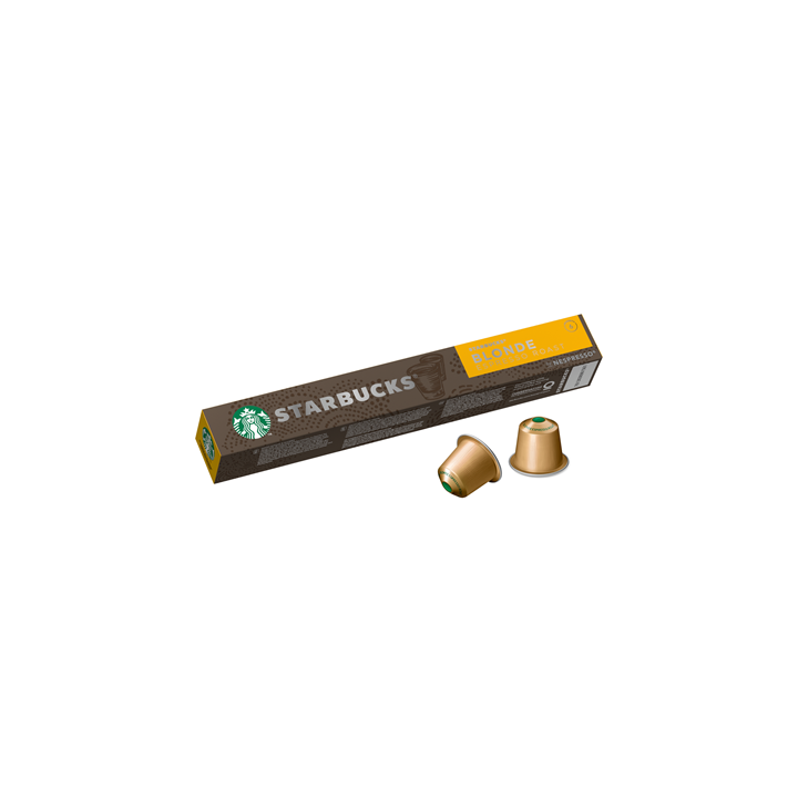 10 Capsules de Café Blond Espresso Starbucks by Nespresso - Grossiste boissons, fournisseur de boissons, boissons en gros