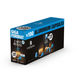 100 Capsules de Café Lungo Intensité 4/10 Café Royal - Grossiste boissons, fournisseur de boissons, boissons en gros