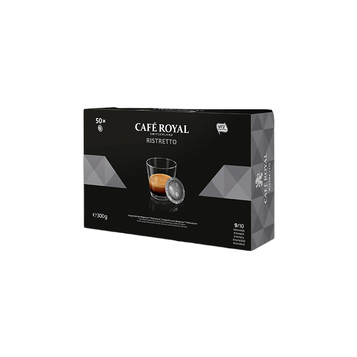 50 Capsules Office Pads de Café Ristretto Café Royal - Grossiste boissons, fournisseur de boissons, boissons en gros