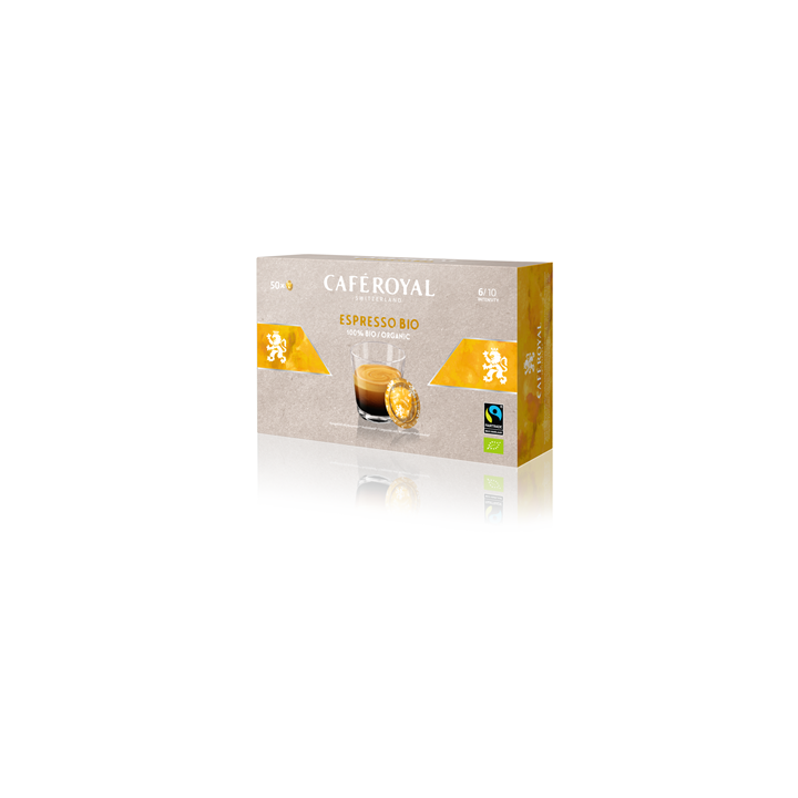 50 Capsules Office Pads de Café Espresso BIO Café Royal - Grossiste boissons, fournisseur de boissons, boissons en gros