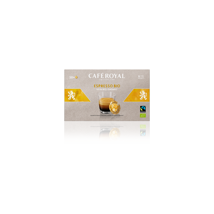50 Capsules Office Pads de Café Espresso BIO Café Royal - Grossiste boissons, fournisseur de boissons, boissons en gros