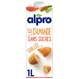 8 Briques de Lait d'Amande Sans Sucres Alpro 8 x 1 L - Grossiste boissons, fournisseur de boissons, boissons en gros