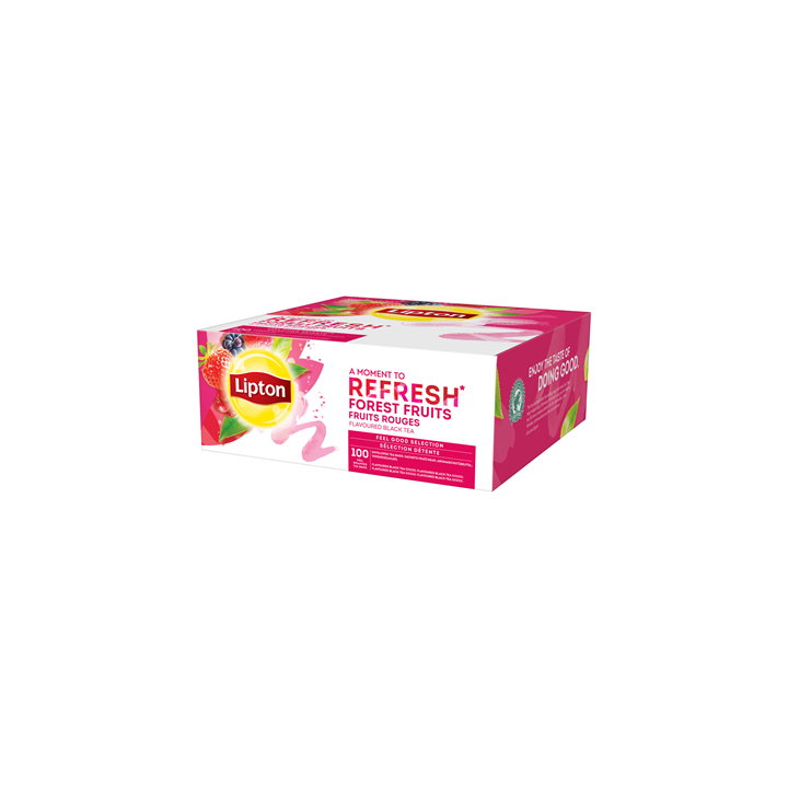 25 Sachets de Thé Fruits Rouges Lipton - Grossiste boissons, fournisseur de boissons, boissons en gros avec ClicMarket