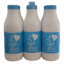 6 Bouteilles de Grandlait Ferme 1/2 Ecrémé UHT Candia 6X1 L - Fournisseur de boissons, Grossiste Boissons
