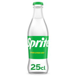 24 Bouteilles de Sprite en Verre consigné 24 x 25 CL - Grossiste boissons, fournisseur de boissons, boissons en gros avec ClicMa
