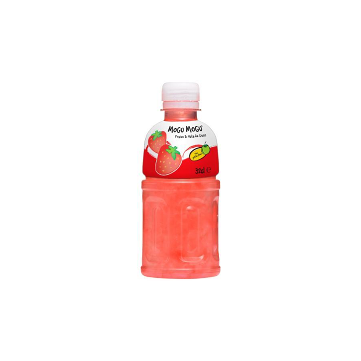 24 Bouteilles de Mogu Mogu Jus de Fraise et Coco Nata 24 x 32 CL - Grossiste boissons, fournisseur de boissons, boissons en gros