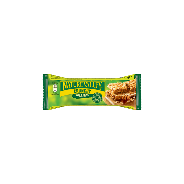 18 Barres de Céréales Avoine et Miel Crunchy Nature Valley 18 x 42 G  - Grossiste boissons, fournisseur de boissons, boissons en