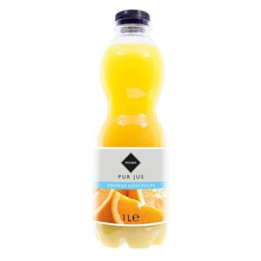 6 Bouteilles Pur Jus d'Orange Sans Pulpe Rioba 6 x 1 L - Grossiste boissons, fournisseur de boissons, boissons en gros avec Cl