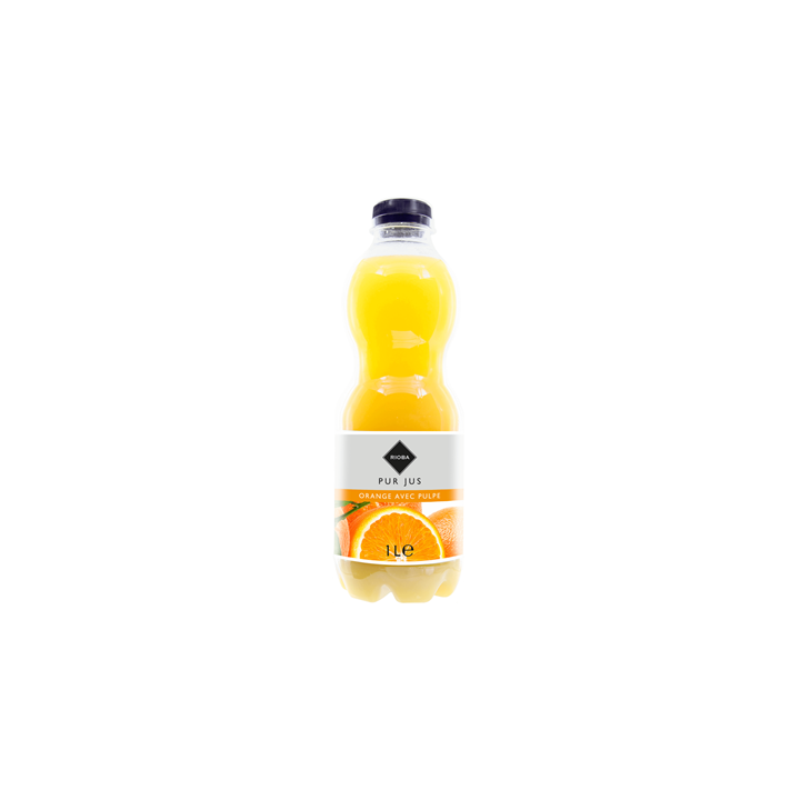 6 Bouteilles de Pur Jus d'Orange Avec Pulple Gilbert 6 X 1 L - Grossiste boissons, fournisseur de boissons, boissons en gros ave