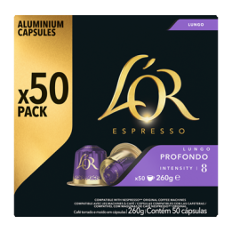 50 Capsules Café L'Or Espresso Lungo Profondo - Grossiste boissons, fournisseur de boissons