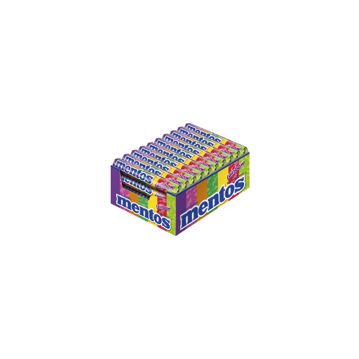 40 Rouleaux de Mentos Fruits 40 x 38 G - Vos courses en ligne livrées à domicile avec ClicMarket