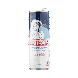 24 Canettes d'Eau Minérale Naturelle d'Ile de France Lutécia 24 x 33 CL - Grossiste boissons, fournisseur de boissons, boissons