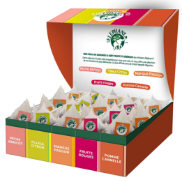 Coffret de 50 Sachets d'Infusion Collection Fruitée Elephant - Grossiste boissons, fournisseur de boissons, boissons en gros ave