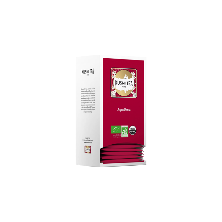 25 Sachets d'Infusion AquaRosa Bio Kusmi Tea - Grossiste boissons, fournisseur de boissons, boissons en gros avec ClicMarket