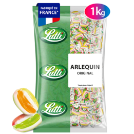 1 Kilo de Bonbon Acidulé Arlequin Original Lutti - Grossiste boissons, fournisseur de boissons, boissons en gros avec ClicMarket
